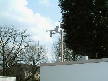 Weerstation in actie